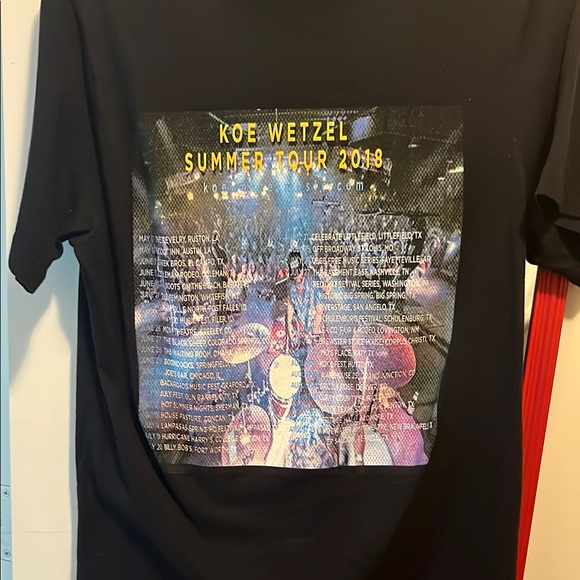 Bella Canvas Black Tee with Koe Wetzel Graphic - Picture 3 of 3